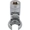Dynamic Tools 3/8" Dr SAE 11/16" Flex Head, Crow Foot Flare Nut Socket, Chrome D008652 - alternate 1